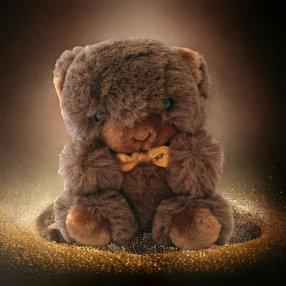 AMERICA WEGO Groom Teddy Bear Plush Vintage Stuffed Animal Korea Textured Brown. - Picture 16 of 16